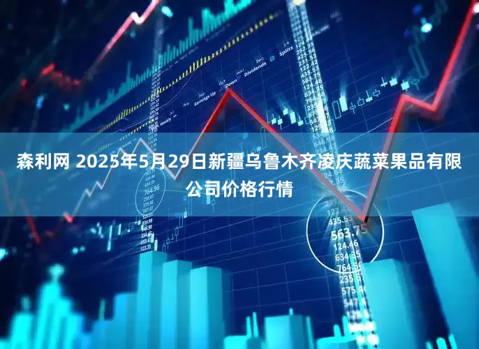 森利网 2025年5月29日新疆乌鲁木齐凌庆蔬菜果品有限公司价格行情